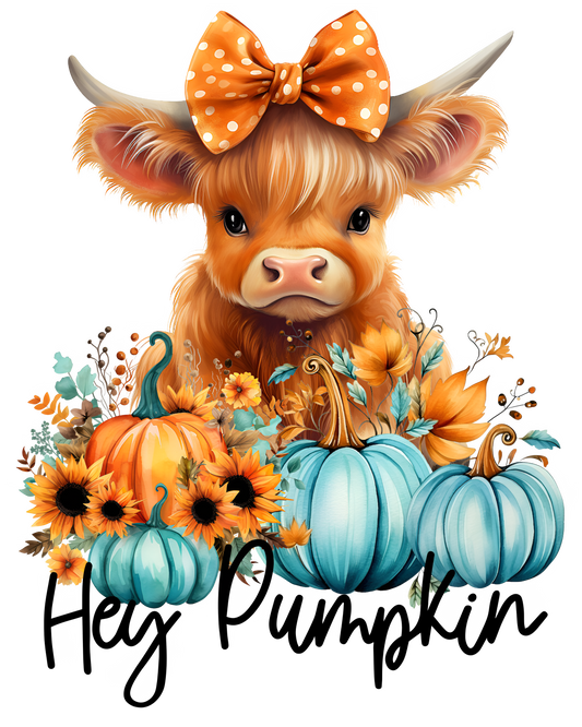 Hey Pumpkin Highland Cow