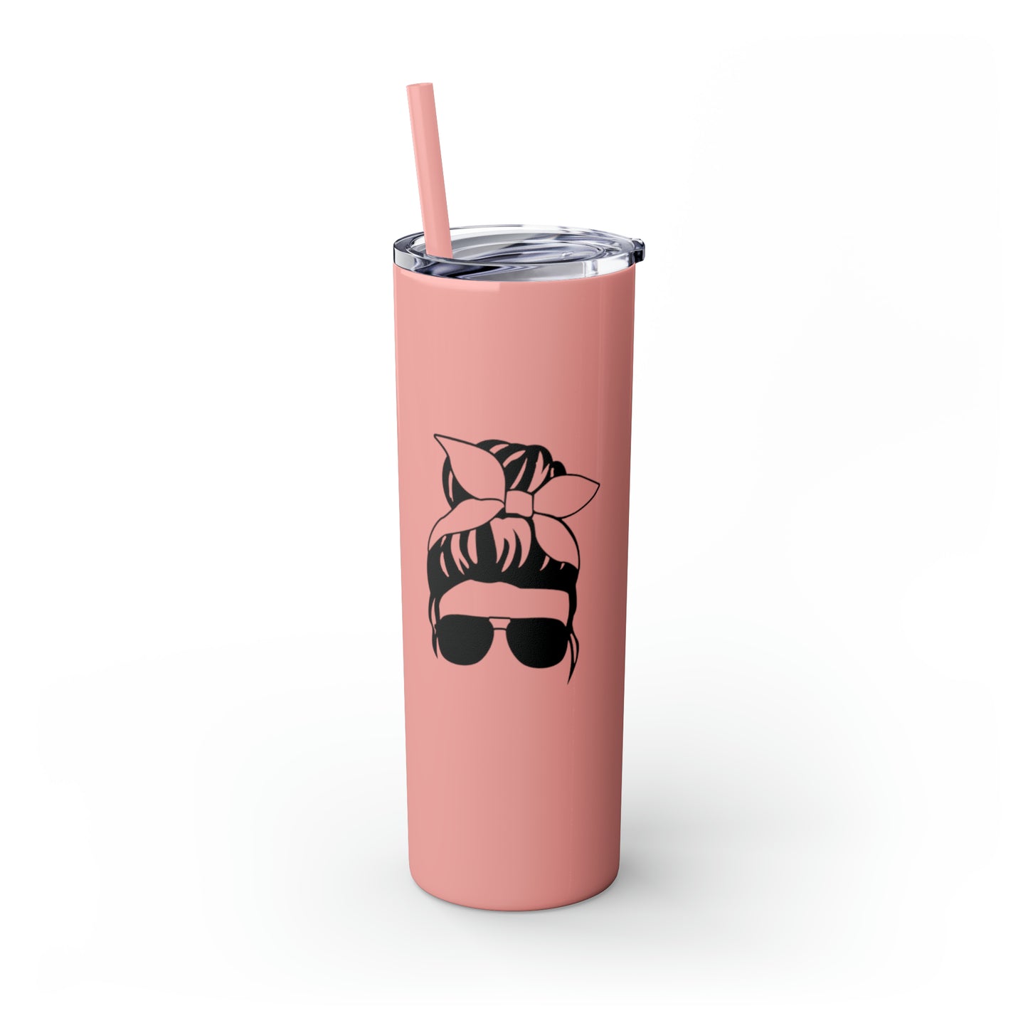 Skinny Tumbler with Straw, 20oz