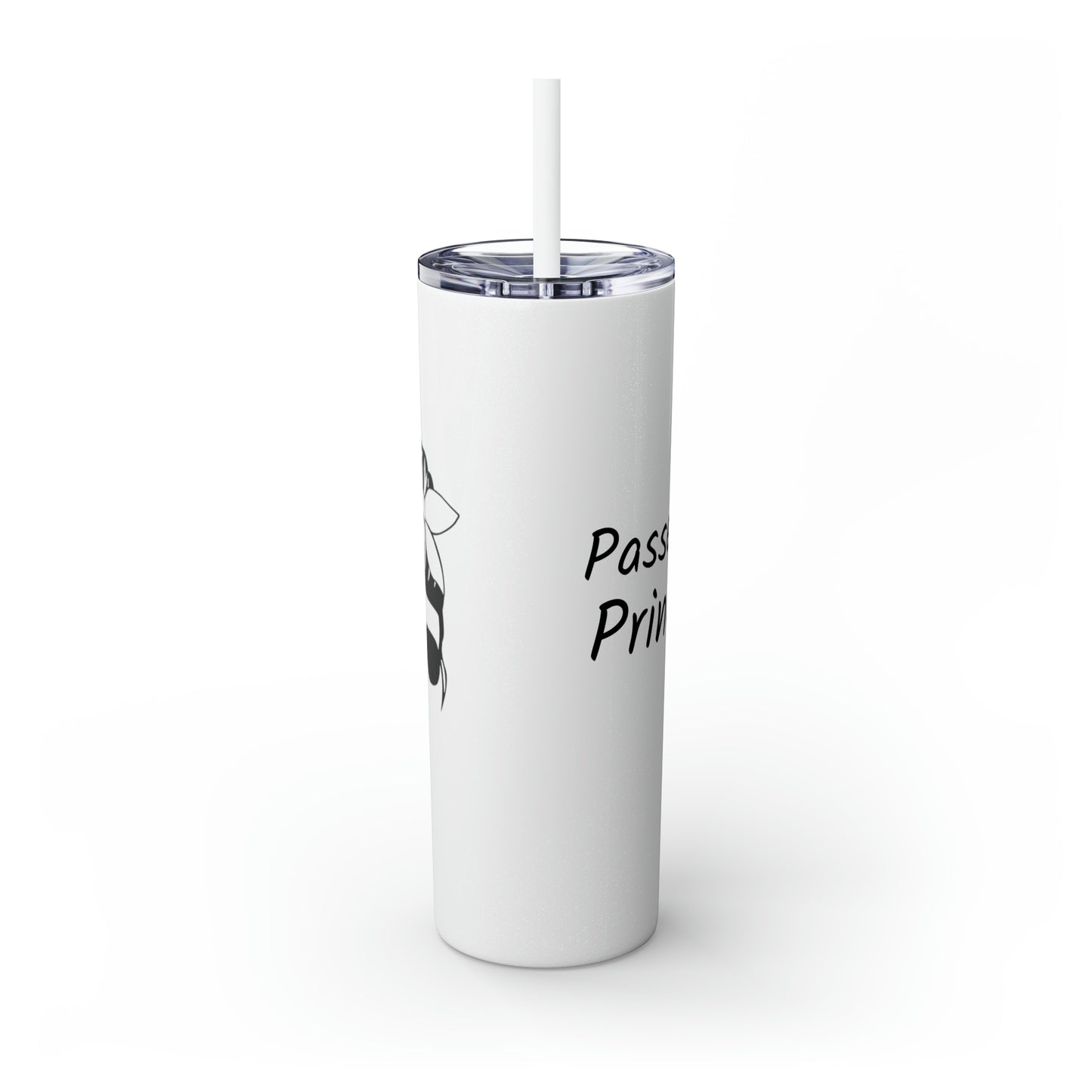 Skinny Tumbler with Straw, 20oz