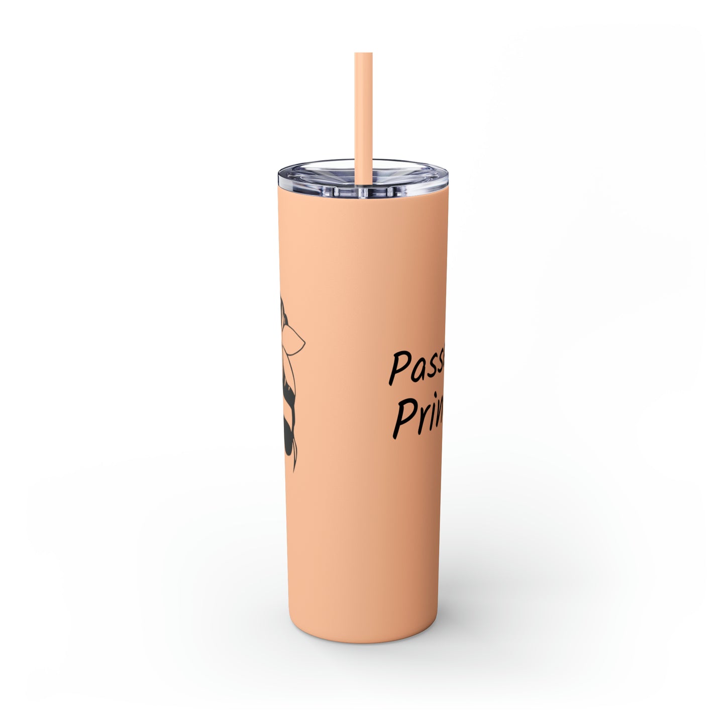 Skinny Tumbler with Straw, 20oz