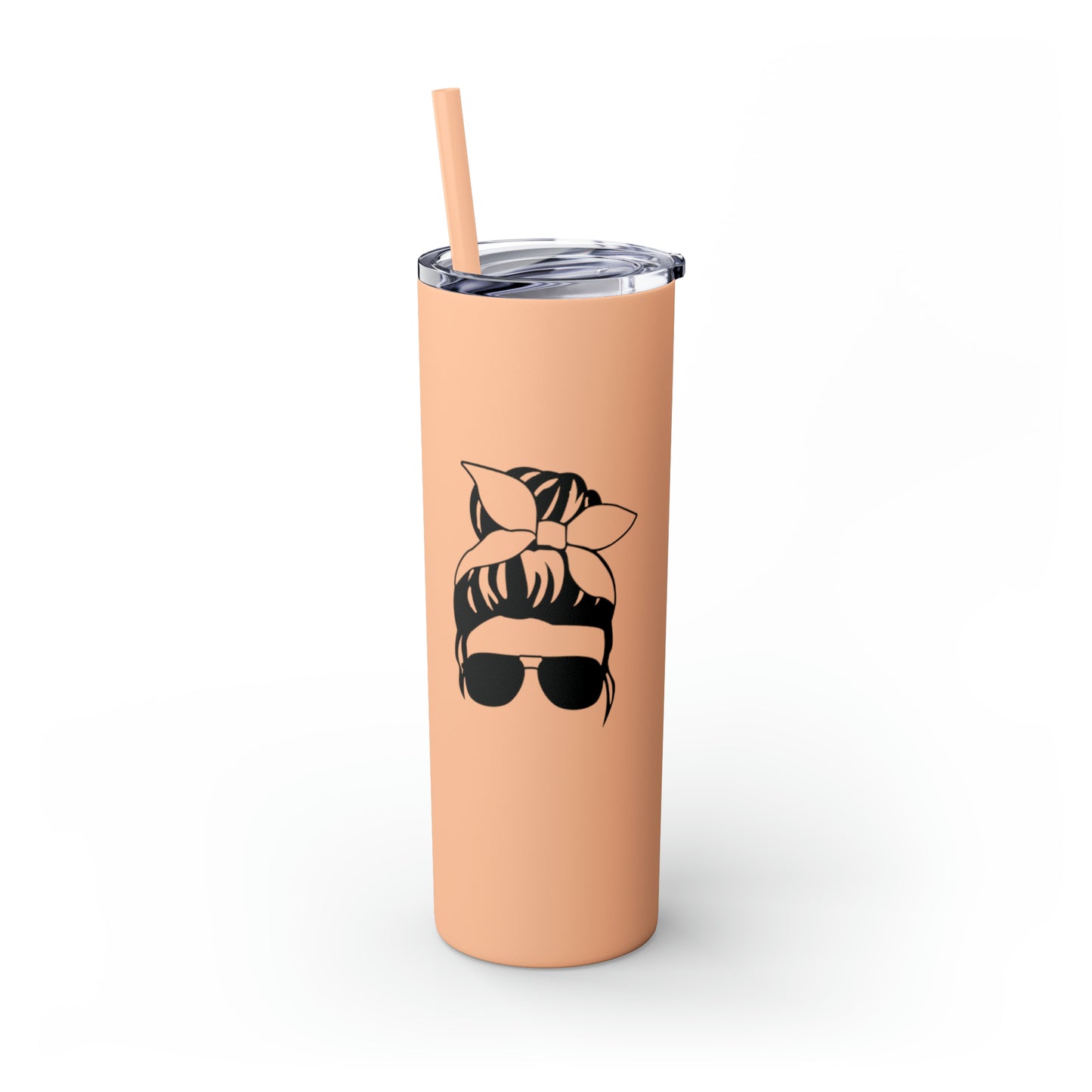 Skinny Tumbler with Straw, 20oz