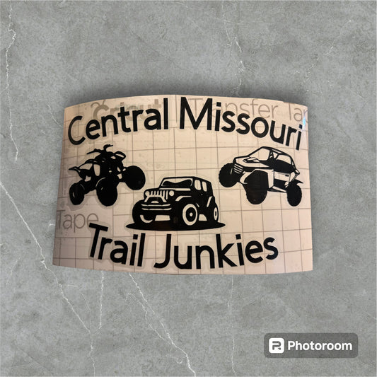 Central Missouri Trail Junkies Decal